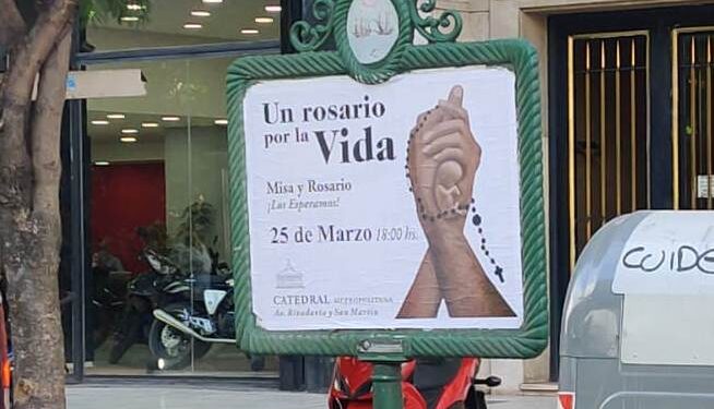 Día del Niño por Nacer: Rosario por la Vida en la catedral de Buenos Aires