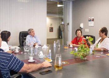 Reunión con el Comisario General Jefe de la Policía de la Ciudad Gabriel Oscar Berard