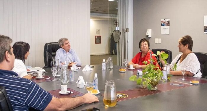 Reunión con el Comisario General Jefe de la Policía de la Ciudad Gabriel Oscar Berard