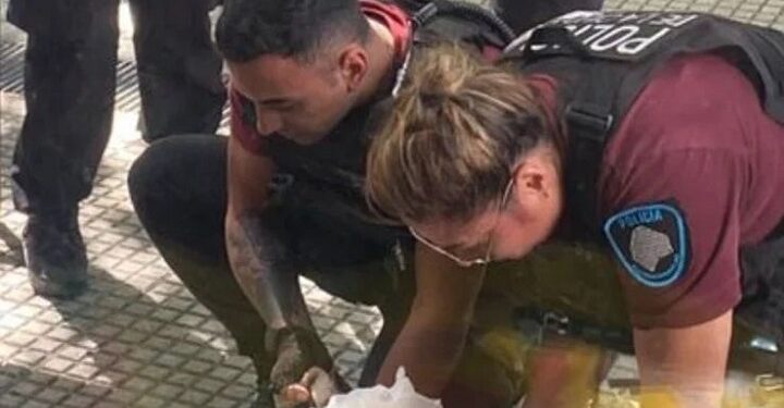 La Oficial Rocío Rivadero asistió y contuvo a un obrero accidentado por una moladora