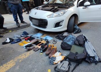 Cinco ladrones detenidos tras una persecución en Palermo