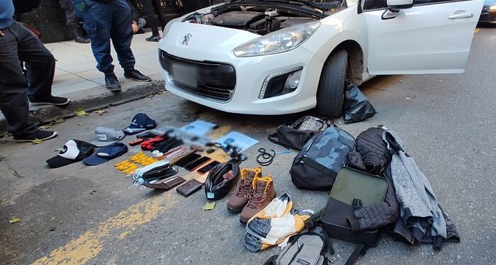 Cinco ladrones detenidos tras una persecución en Palermo