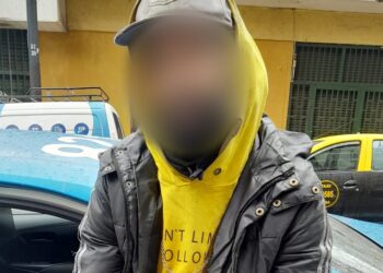 Cayó un ladrón de bronce en Palermo
