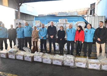«Haremos frente a los narcos», afirmó Coria tras destruir más de 300 kilos de droga