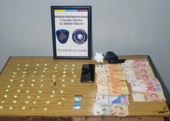 Detienen a una dealer con 65 dosis de cocaína en Constitución
