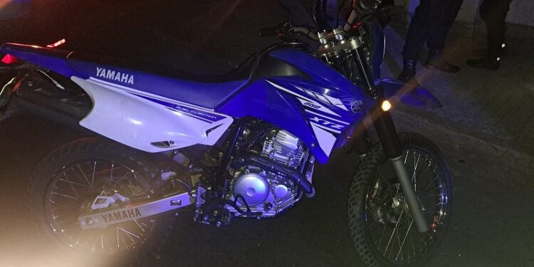 Motochorro de 16 años detenido tras persecución desde Almagro a Puente Alsina