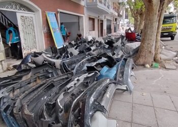 Secuestran casi 300 autopartes y clausuran talleres en Parque Avellaneda