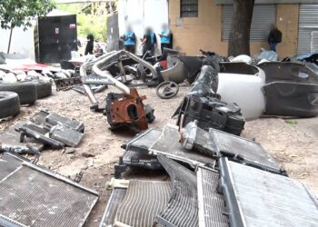 Palermo: clausura de taller mecánico y secuestro de autopartes