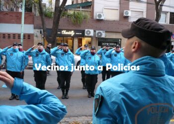 La Comisaría Comunal 14 festejó el 25 de Mayo con autoridades y vecinos