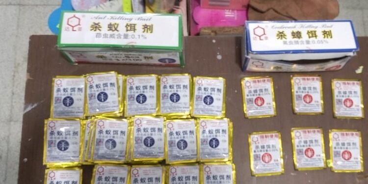 Incautaron miles de cucarachicidas chinos nocivos para la salud