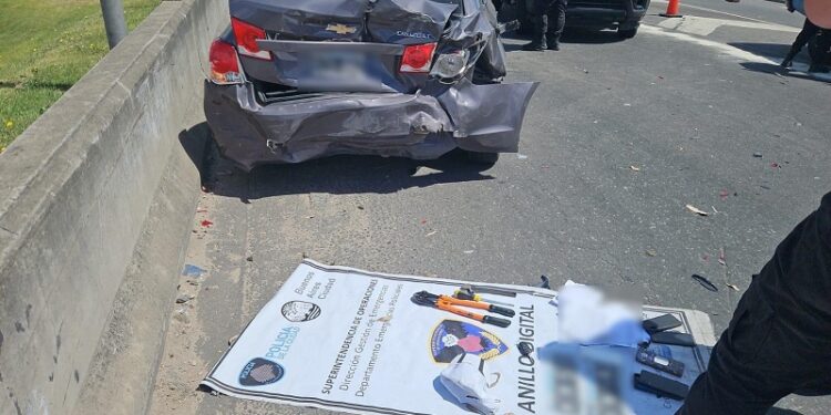 Tras intensa persecución la Policía de la Ciudad capturó a cuatro delincuentes