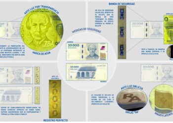 A tener en cuenta con el nuevo billete de 20.000 pesos