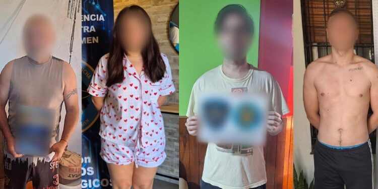 Cayó la banda de las “contactless”