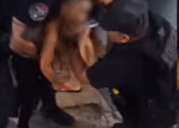 Policías salvaron la vida de un menor que se había atragantado