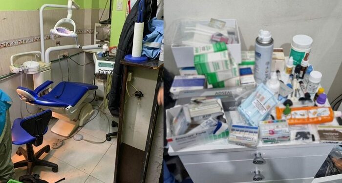 Clausuraron seis consultorios odontológicos por ejercicio ilegal de la medicina y secuestraron medicamentos vencidos