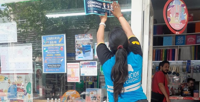 “Comercio Cercano”: una red de protección para los alumnos dentro de los Senderos Escolares