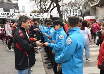 Operativo de la Ciudad en River – Sarmiento: 49 trapitos demorados, seis micros remitidos y un prófugo por robo capturado